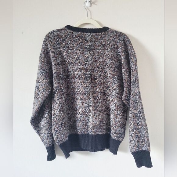 Vintage Knit Patterned Sweater - Picture 2 of 4